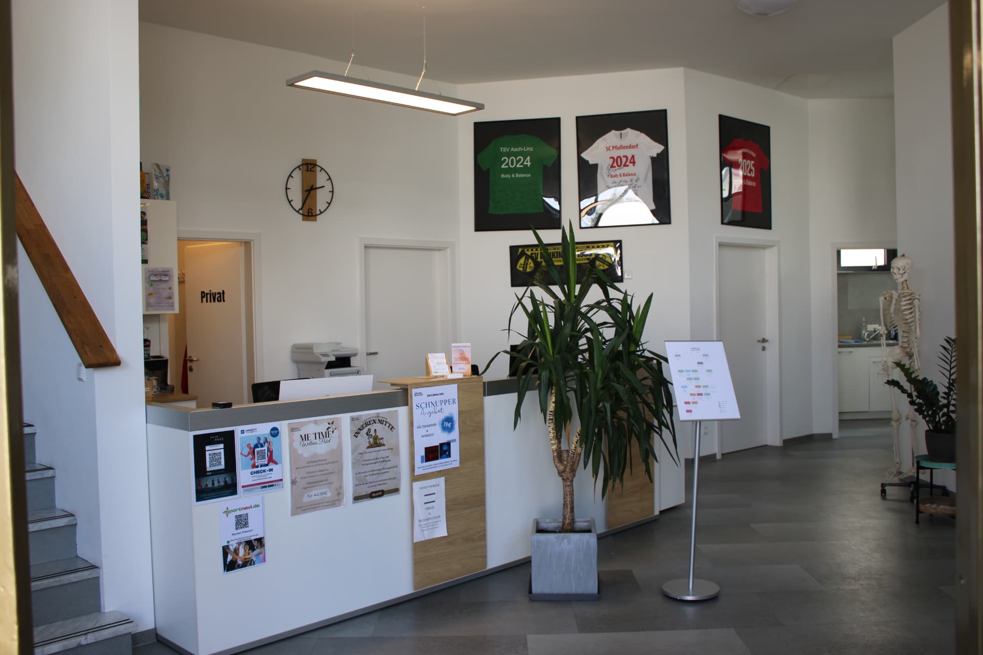 Empfangsbereich des SAMINA Recovery Center Pfullendorf